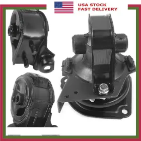 Cesa-sam1498 Sun Auto Set 3 Engine Motor And Trans Mount For 1990-1993 Honda Accord 2.2l 6512 6547 6509
