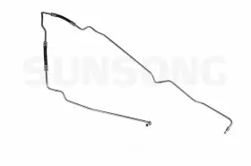 5801062 Sunsong North America Auto Trans Oil Cooler Hose Assem Fits 1997-1998 Ford Expedition F-150 F-250 Sun