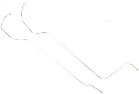 Xtc6603s The Right Stuff Detailing 1966-67 Nova Powerglide Stainless Steel Transmission Cooler Lines With 3 Inch