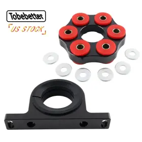 Otd007-bk-rd Tobebetter Bbs005-bk Driveshaft Center Support With Bearing For Bmw E36 E46 Upgraded Flex Disc Joint