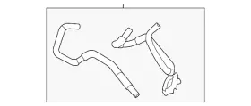 32930-0e170 Toyota Genuine Automatic Transmission Oil Cooler Hose Assembly