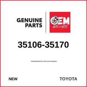 Toyota 35106-35170 Genuine 2010-2019 Tundra Transmission Oil Pan Sub-assembly