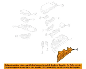 8266312160 Toyota Oem 19-23 Corolla Cross Fuse Relay-fuse Relay Box Lower Cover