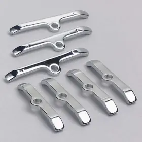 9640 Trans Dapt Bbc Chrome Valve Cover Tabs