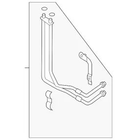 3c0-317-801-c Volkswagen Genuine Pipe Assembly