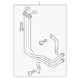 3c0-317-801-e Volkswagen Genuine Pipe Assembly