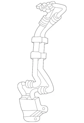 3qf-317-801-b Volkswagen Genuine Pressure Pipe