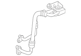 3qf-317-820-c Volkswagen Genuine Feed Line