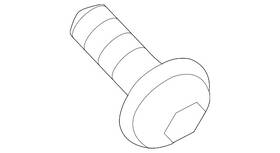 Volkswagen N-106-444-01 Genuine Pressure Line Lower Bolt