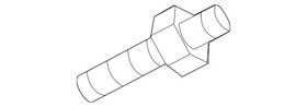 Volkswagen N-910-027-02 Genuine Return Line Stud