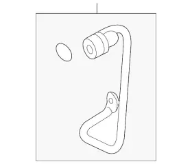 31368679 Volvo Genuine 2011-2016 - Outlet Tube