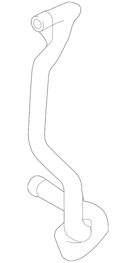 32222095 Volvo Genuine Cooler Pipe