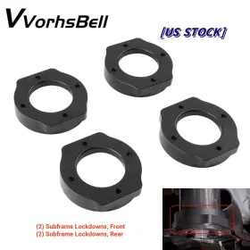 Sap011-bk Vvorhsbell 4pcs Rear Subframe Lockdown Kit For 2015-2021 Subaru Wrx Sti / 2022-2025 Brz New