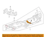 Chrysler Oem 02-05 1500 Frame Components-crossmember 5073587AA New. Price: $142.19.