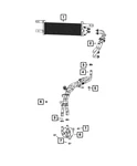 Genuine Mopar Oil Cooler Pressure And Return Hose Tube 68299326AC New. Price: $61.65.