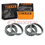 2 Pc Timken Rear Outer Wheel Bearing And Race Sets 1975-1998 Ford E-350 Xd New. Price: $60.62.
