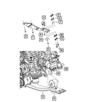 Genuine Mopar Cross-member Bushing 4766276AA New. Price: $10.52.