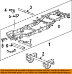 Gm Oem 07-20 Avalanche Frame Components-susp Crossmember 22833303 New. Price: $250.50.