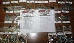 1969 Mopar Dodge Charger Interior Screw Kit New. Price: $31.99.
