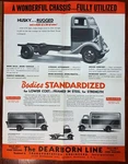 Super Rare Lg Advertising Poster + - Dearborn Line Truck 1935 Detroit Mi Ford Used. Price: $245.00.