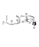 Genuine Mopar Coolant Hose And Tube 68312977AD New. Price: $60.37.