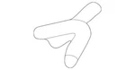 Genuine Nissan Hose 21632-CA010 New. Price: $50.21.