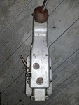 Triumph TR2 TR3 Gearbox Top Cover Assembly With Forks An Shifter Shaft 301768 Used. Price: $150.00.