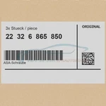 3X Genuine Bmw 22326865850 - Asa Bolt Neu. Price: $50.38.