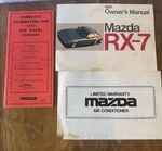1985 Mazda RX-7 Owner Manual & Warranty Booklet Set Oem Original Used. Price: $40.00.