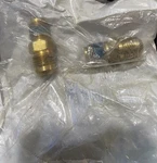 Set Of 2 Genuine Mopar 06033879 Inverted Flare Nut Connector ( S1-C95) New. Price: $17.00.