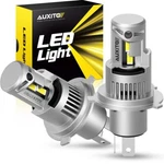 Auxito H4 9003 HB2 Led Headlight Bulbs High Low Beam Kit Repalce Halogen Lamp New. Price: $44.64.