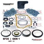 Fits Ford 6F35 Transmission Rebuild Kit Transtec 2009-2012 Lincoln Mazda New. Price: $306.32.