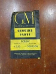 3692700 Gm Ring Vintage Auto Part 1960'S On Used And New. Price: $19.99.