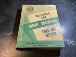 1958 Ford Car Shop Manual Canada Custom 300 Fairlane Ranchero Skyliner Victoria Good. Price: $54.19.