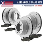 Front Rear Disc Brake Rotors Ceramic Pads Kit For Dodge 2500 3500 1500 New. Price: $299.89.