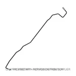 722154000 Transmission Oil Cooler Hose Return, DD15, Left Han For Freightliner New. Price: $279.48.