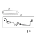 Genuine Mopar Oil Cooler Pressure And Return Hose Tube 68481147AE New. Price: $205.32.