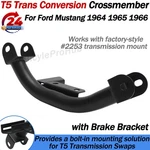 Ford Mustang T5 Trans Conversion Tranny Crossmember Brake Bracket 1964 65 66 New. Price: $77.99.