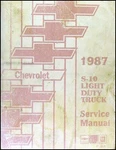 1987 Chevrolet Pickup Blazer Shop Manual Chevy Repair Service Book Oem Used. Price: $33.00.