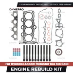 Engine Cylinder Head Bolts & Gasket Set For 2012-2019 Kia Soul 1.6L Hyundai G4FD New. Price: $52.24.