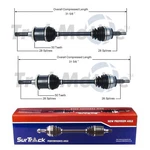 Lincoln Mark Viii Mercury Cougar Ford Rwd 2 Rear Cv Axle Shafts Surtrack Set New. Price: $175.96.