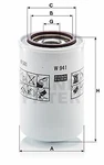 Mann-filter W 941 Filter, Operating Hydraulics Neu. Price: $66.79.
