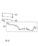 Genuine Mopar Oil Cooler Pressure And Return Hose Tube 68591791AA New. Price: $108.12.
