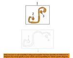 Gm Oem 07-17 Acadia Limited Cooling Trans Oil Cooler Lines-inlet Hose 25880047 New. Price: $118.59.