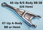 Mopar 66-74 B/e Body Sb Bb 426 Hemi Clutch Fork A833 4-SPEED Dodge Plymouth New. Price: $100.00.