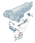 New Audi A6 Avant C7 Gearbox Oil Pressure Line 4G0317817Q Original. Price: $219.17.