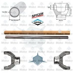 Spicer Driveshaft Tube (3.000"X083") 24-30-42-7400 & 1310 Weld Yokes 2X 2-28-437 New. Price: $240.30.