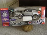 Never Opened Ford 67 Mustang Fastback Silver Rc Remote Control Car 1:15 Scale New. Price: $100.00.