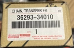Genuine Toyota Transfer Chain Front Drive 36293-34010 Oem New. Price: $520.00.