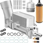 Full Aluminum Oil Filter Housing Fit For 2017-2018 Dodge Jeep Chrysler Ram 3.6L New. Price: $52.99.